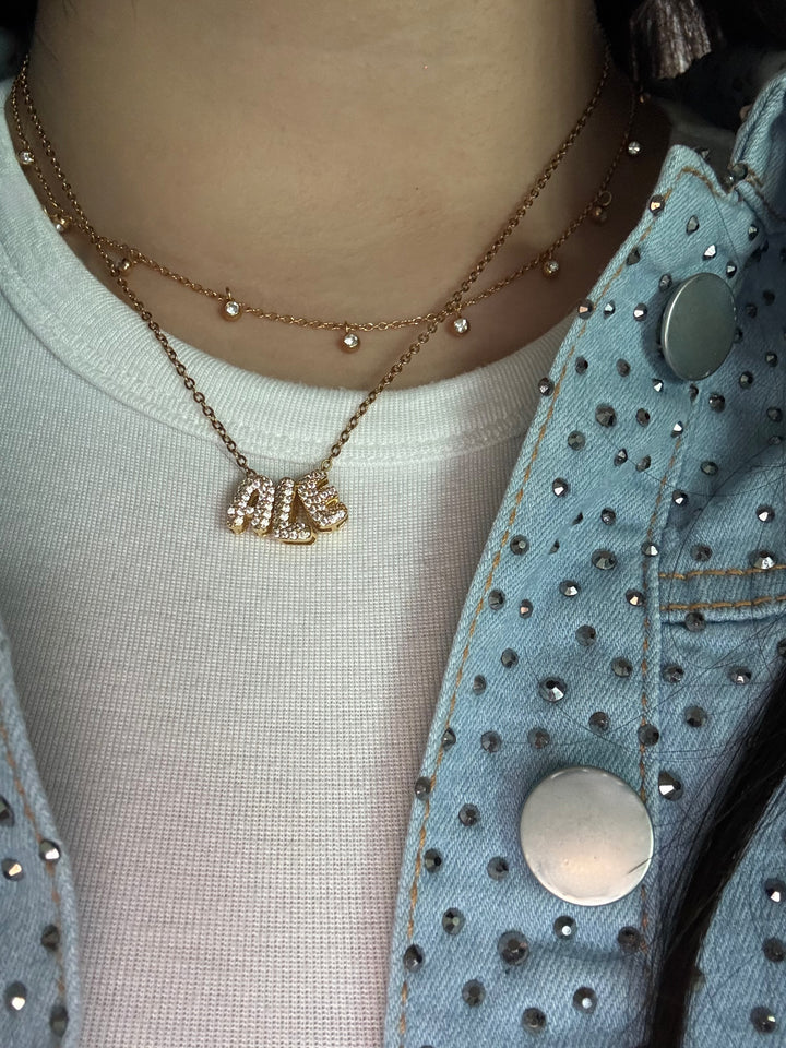 Glittery Name Necklace