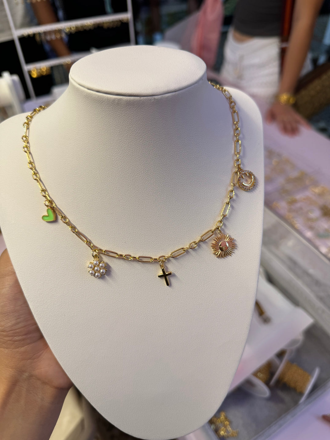 Simple Paperclip Chain - CHARM BAR