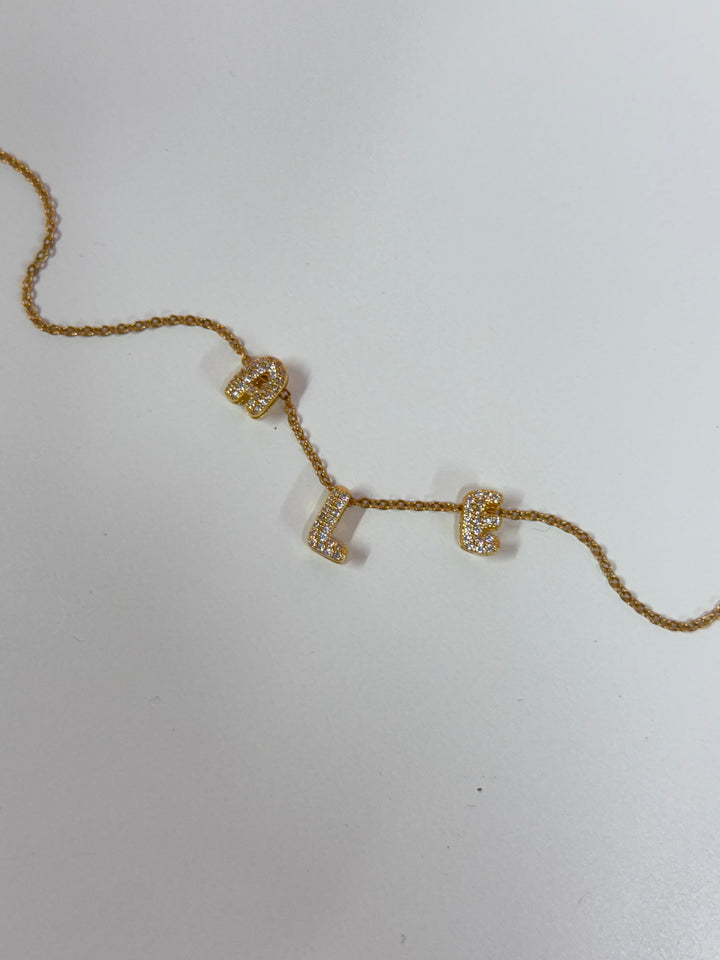 Glittery Name Necklace