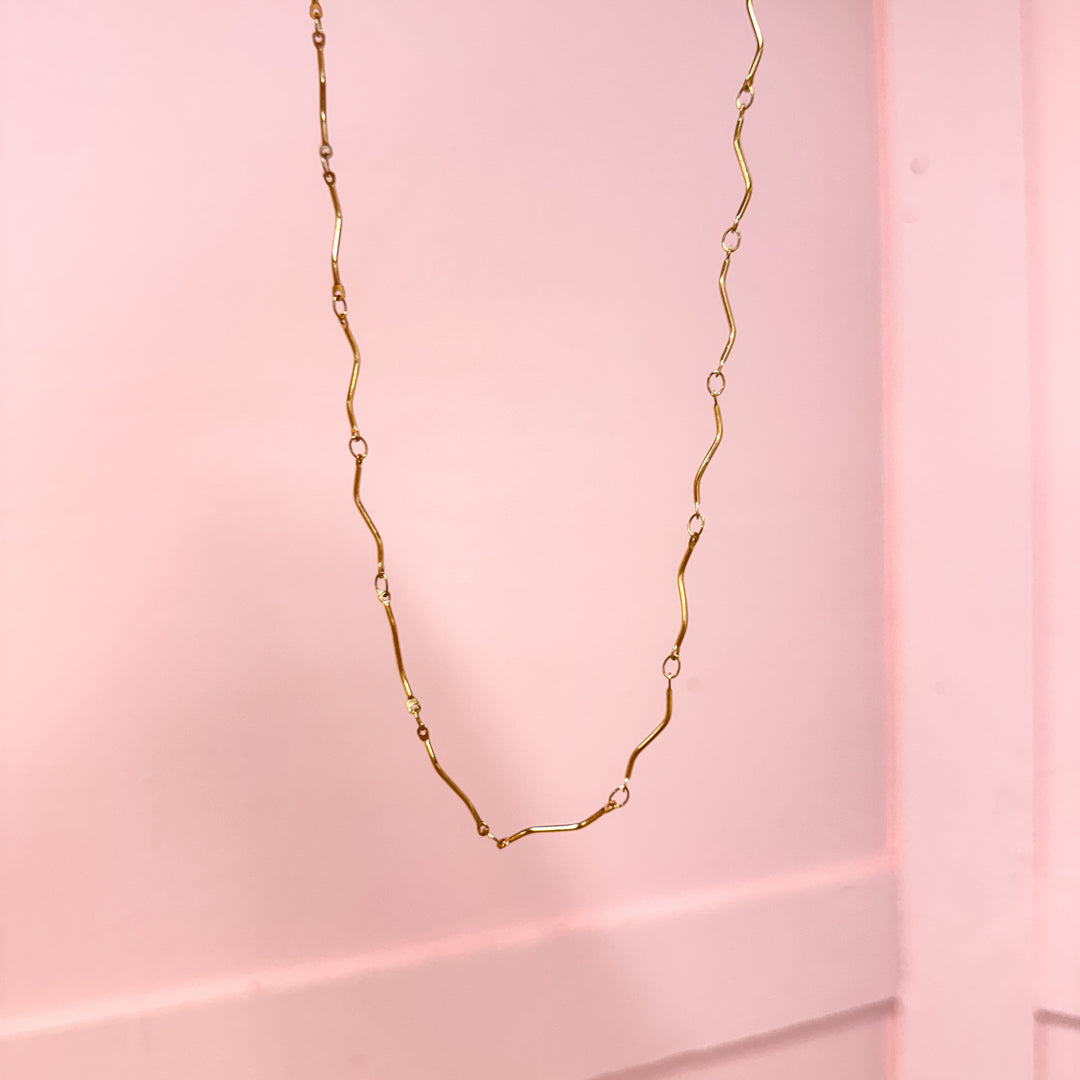 Wavy Link Chain - CHARM BAR
