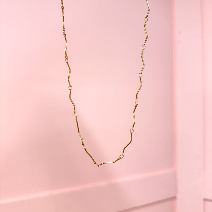 Wavy Link Chain - CHARM BAR