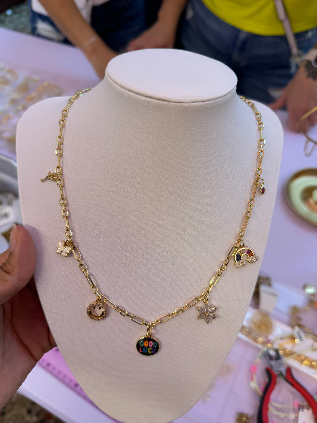 Simple Paperclip Chain - CHARM BAR