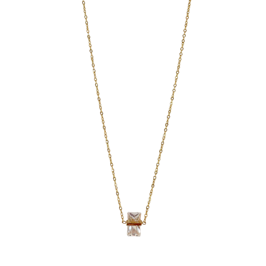 Clear Stone Necklace