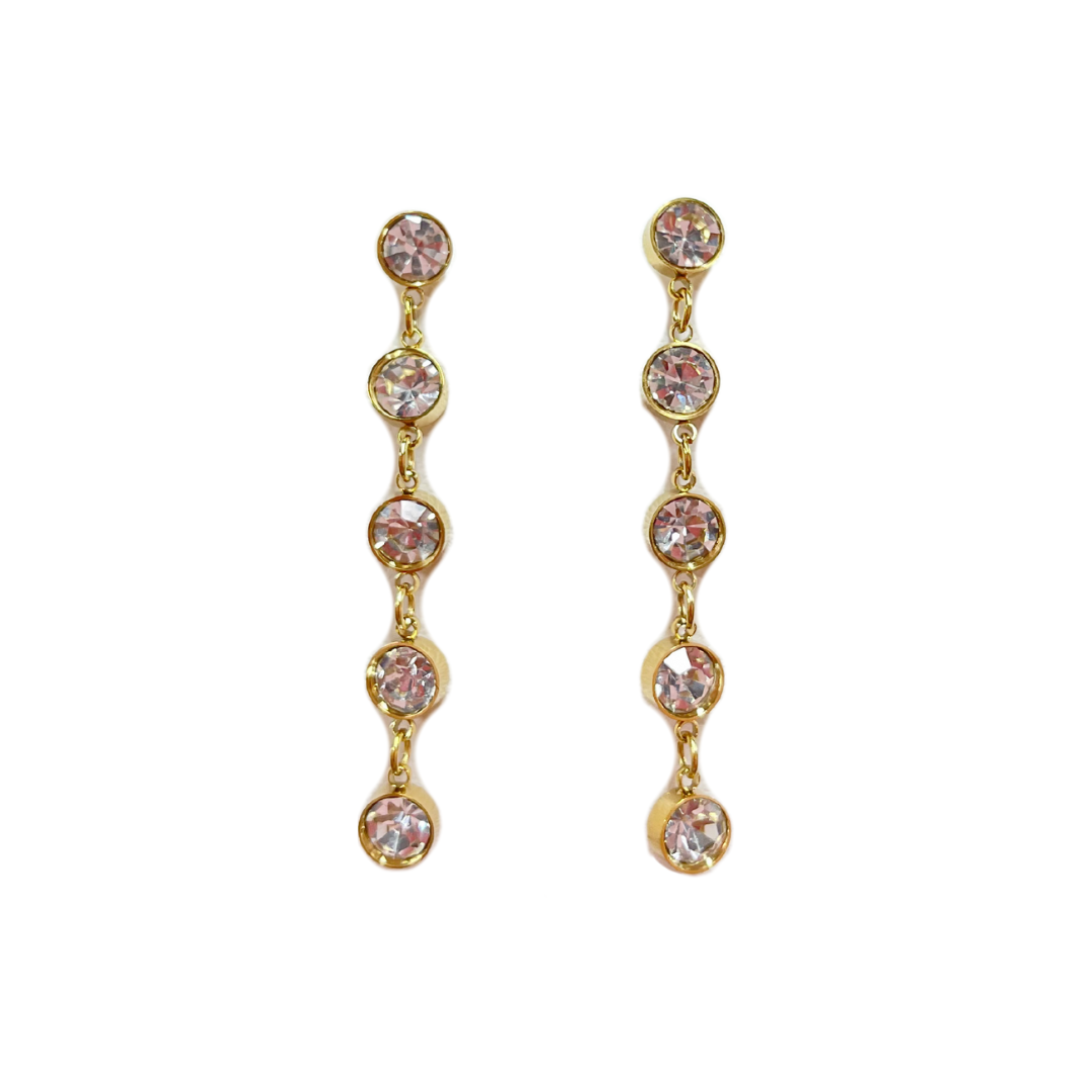 Golden Blinging Earrings